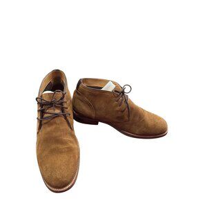 Warfield Grand Mens Brown Leather Suede Ankle Chukka Boots Size 10.5 SKU 8665